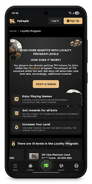 Fairspin Bonus Winnings